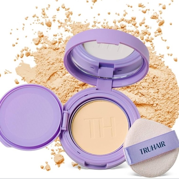 Truhair Light Blonde Root & Scalp Cover Up Pressed Powder Hair Compact - Picture 1 of 14